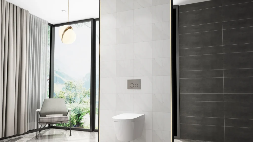 Creavit WQ+Plus akıllı asma klozet ve banyo tasarımı