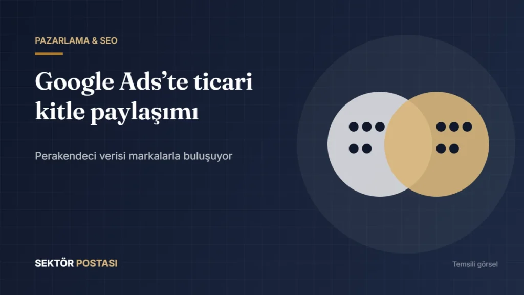 Perakendeci ve marka kitlelerinin kesişimini temsil eden iç içe daireler