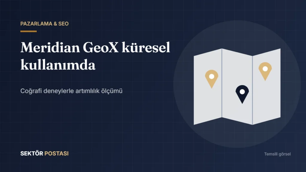 Coğrafi artımlılık testlerini temsil eden konum işaretli harita