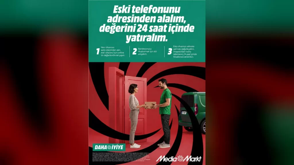 MediaMarkt Türkiye Kapıda Eski Cihaz Geri Alım hizmeti