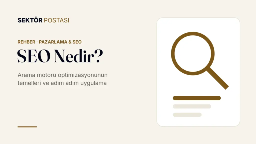 SEO nedir rehberi kapak görseli