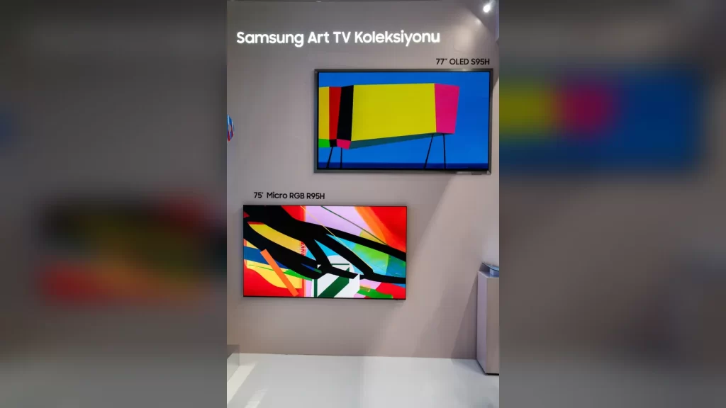 Samsung Art TV ekran teknolojileri ve Contemporary Istanbul sergi alanı