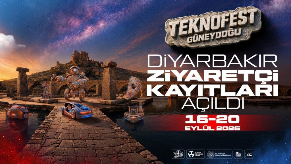 TEKNOFEST Diyarbakır ziyaretçi kayıtları duyuru görseli