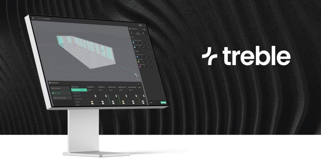 Treble’ın ses yapay zekâsı için simülasyon platformunu tanıtan görsel