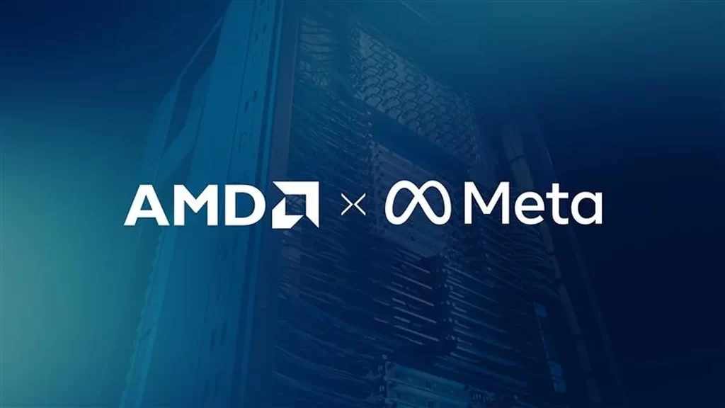 AMD ve Meta logosu