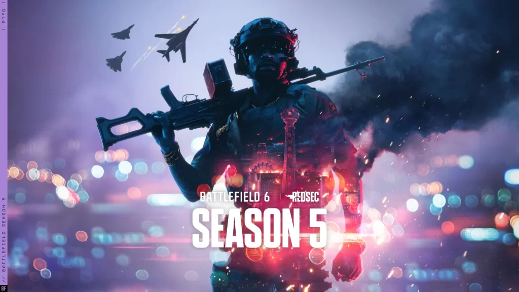 Battlefield 6 ve Battlefield REDSEC 5. Sezon oynanış fragmanından bir kare