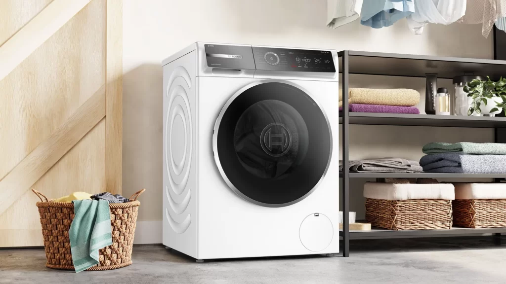 Bosch akıllı çamaşır makinesi ve mobil uygulama kontrolü