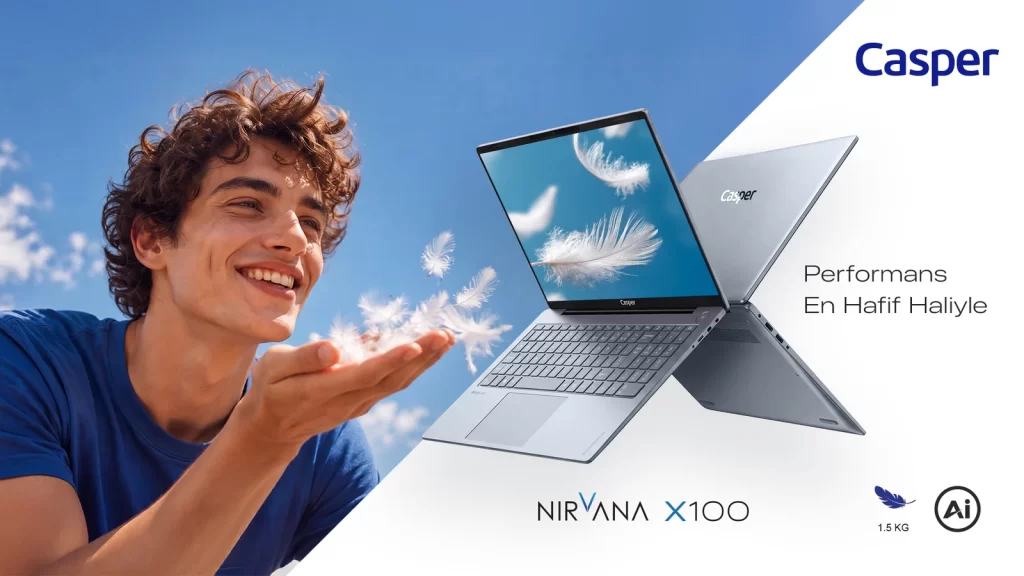 Casper Nirvana X100 dizüstü bilgisayar modeli