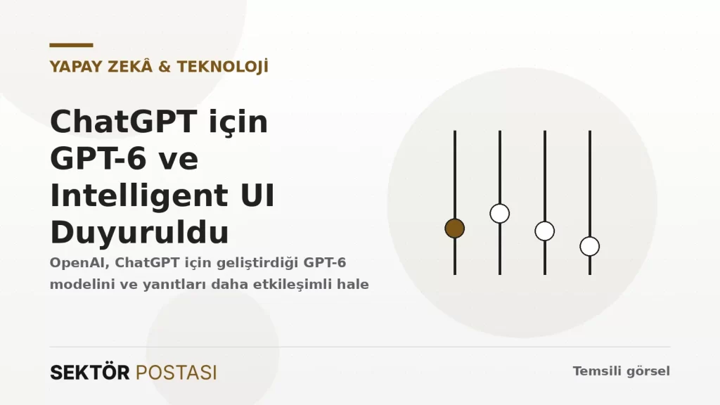 ChatGPT arayüzünde GPT-6 ve Intelligent UI bileşenlerinin görünümü
