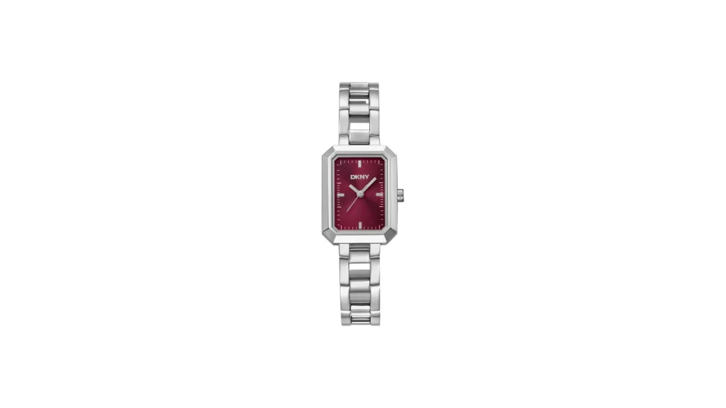 DKNY burgundy kadın saat modeli