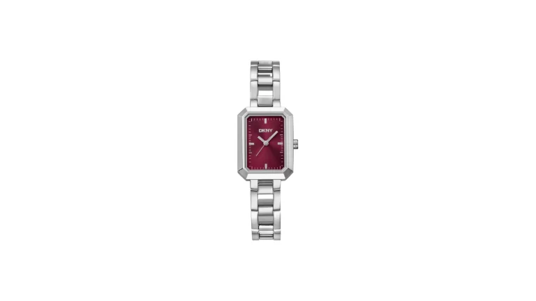 DKNY burgundy kadın saat modeli