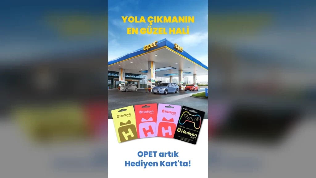 epay ve OPET iş birliği ile Hediyen Kart üzerinden sunulan dijital yakıt kodları