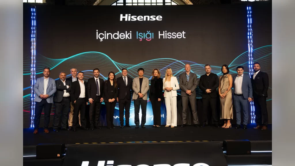 Hisense Türkiye lansman etkinliğinden bir görünüm