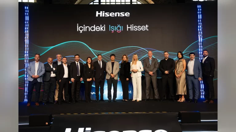 Hisense Türkiye lansman etkinliğinden bir görünüm
