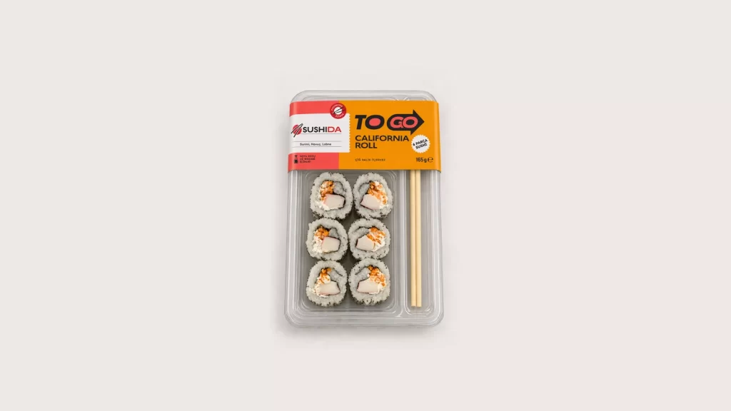 Sushida sushi ürünleri