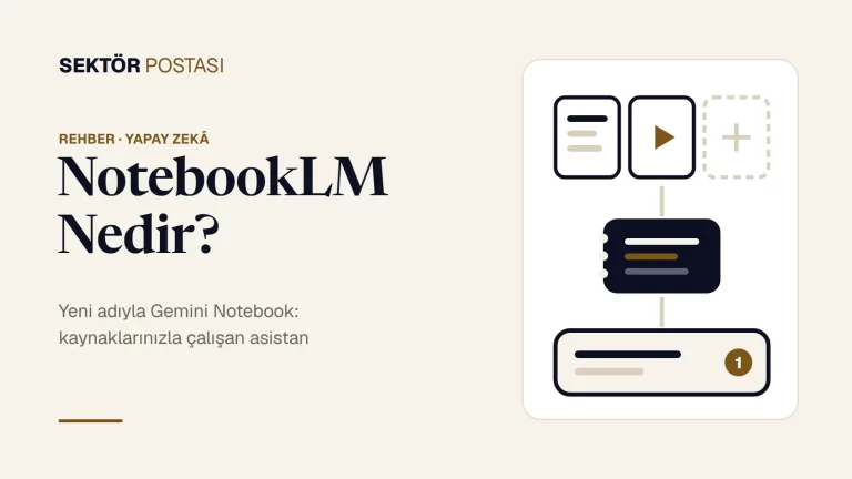NotebookLM (Gemini Notebook) Nedir? rehber kapak görseli