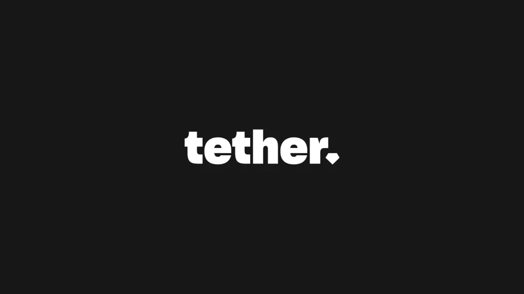 Tether ve Kazakistan bayrağı önünde dijital finans grafikleri