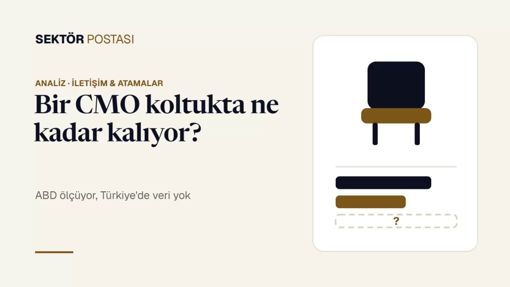 Bir CMO koltukta ne kadar kalıyor? analiz kapak görseli