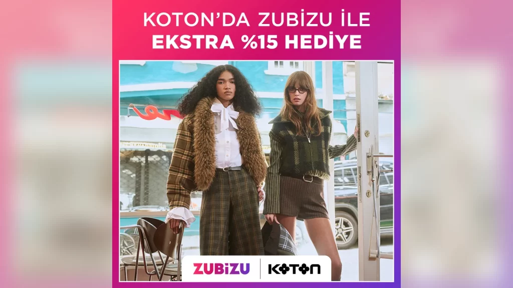ZUBİZU ve Koton logosu